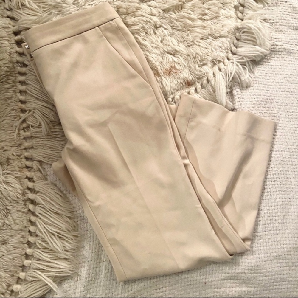 NWT $325 Tibi Anson Cropped Bootcut Pants